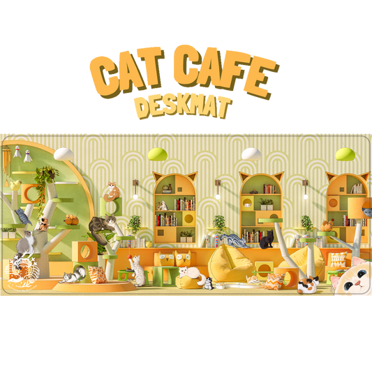 Cat Cafe Deskmat