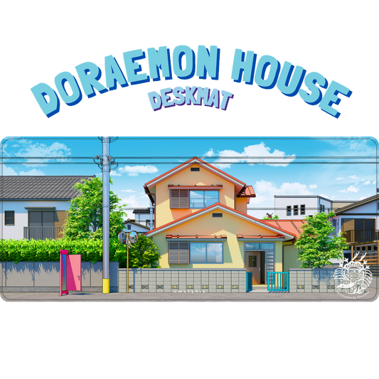 Doraemon House Deskmat